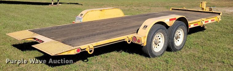 image for item DN3505 2007 Trail King TKT12U-202 tilt deck equipment trailer