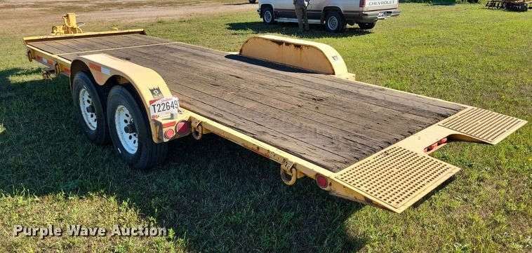 image for item DN3505 2007 Trail King TKT12U-202 tilt deck equipment trailer