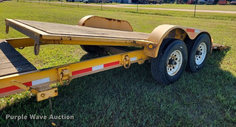 image for item DN3505 2007 Trail King TKT12U-202 tilt deck equipment trailer