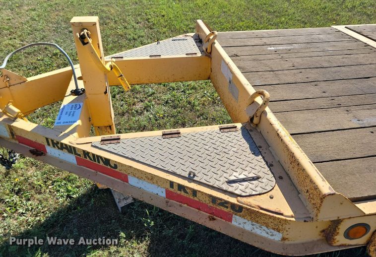image for item DN3505 2007 Trail King TKT12U-202 tilt deck equipment trailer
