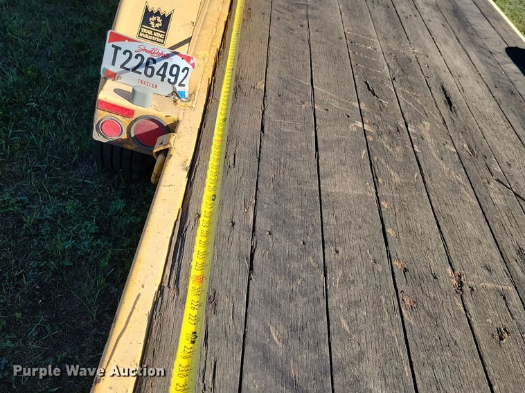 image for item DN3505 2007 Trail King TKT12U-202 tilt deck equipment trailer