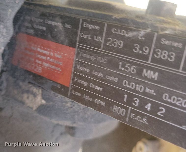 image for item DN3514 1985 Ford A62 wheel loader