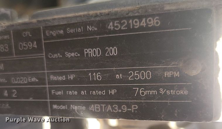 image for item DN3514 1985 Ford A62 wheel loader