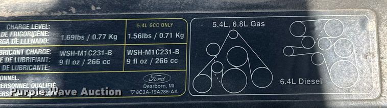 image for item DO6998 2008 Ford F550 Super Duty Crew Cab flatbed truck