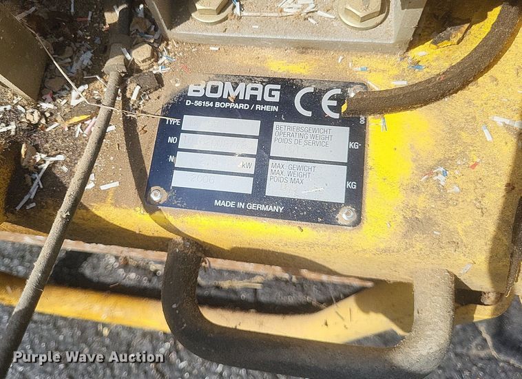 image for item DQ3623 2006 Bomag BW 55 E single drum vibratory roller