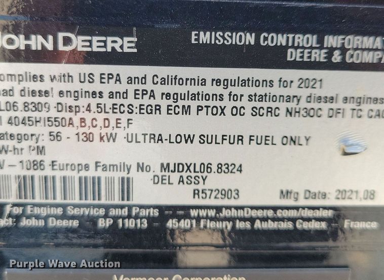 image for item DR4454 2022 Vermeer D24X40 Navigator Series III directional boring unit