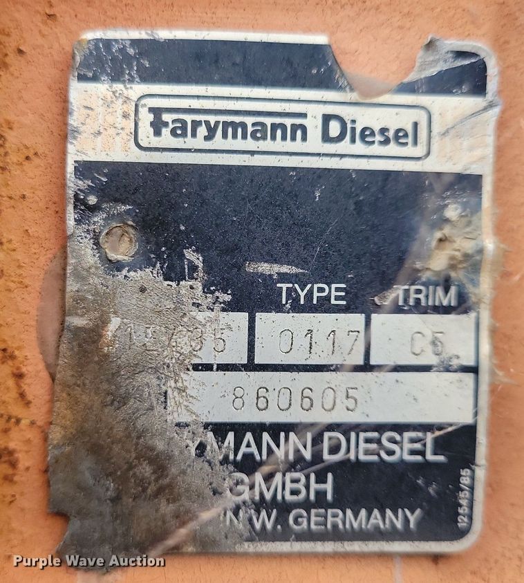 image for item DR4456 1986 Rammax Tramper trench compactor