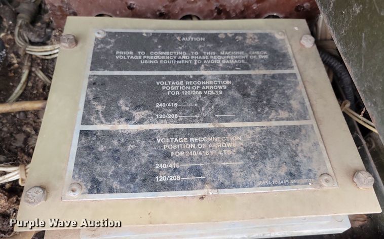 image for item DR4457 1976 Libby MEP 005A generator