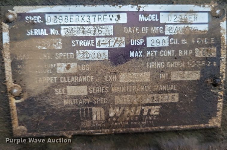 image for item DR4465 (2) 1976 Libby MEP 005A generators