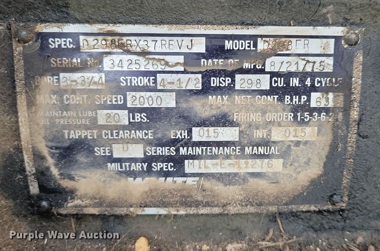 image for item DR4465 (2) 1976 Libby MEP 005A generators