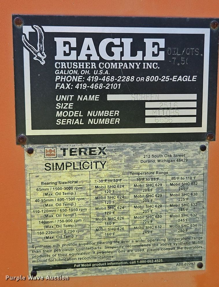 image for item DR8751 Eagle 1200-25 Ultra Max impact crushing plant