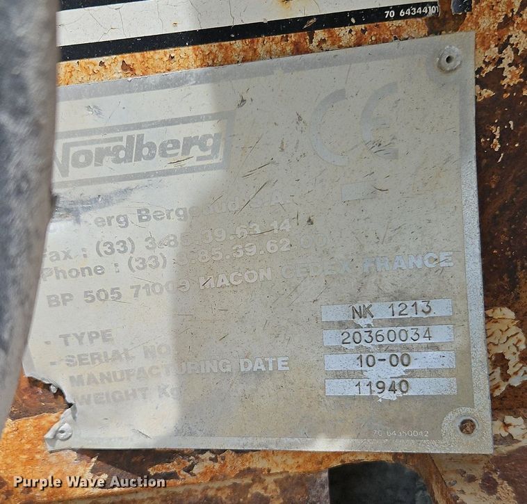 image for item DR8753 Nordberg LT 1213 crushing plant