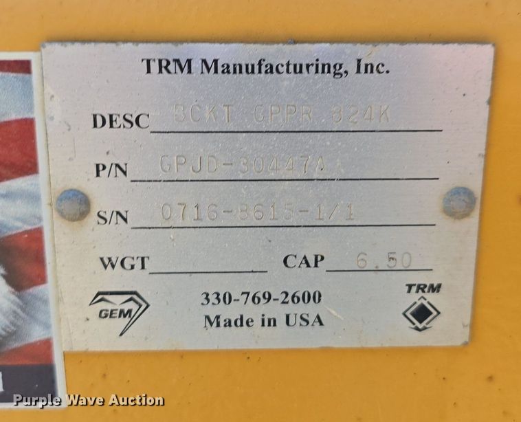 image for item DS4755 2014 John Deere 824K wheel loader