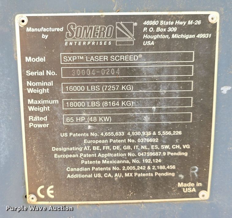 image for item DS4760 Somero SXP laser screed