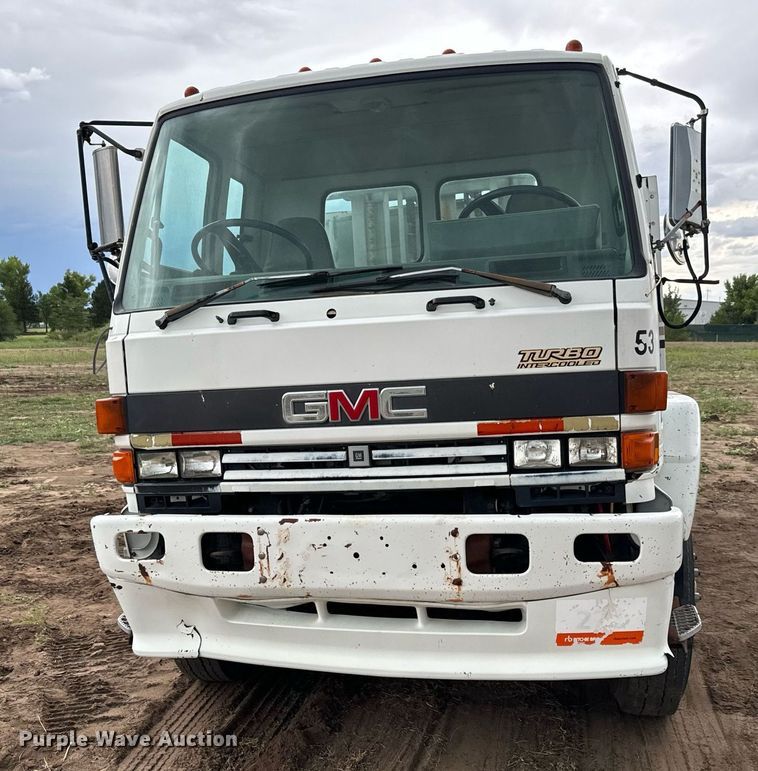 image for item DS7517 1993 GMC Elgin Eagle street sweeper truck