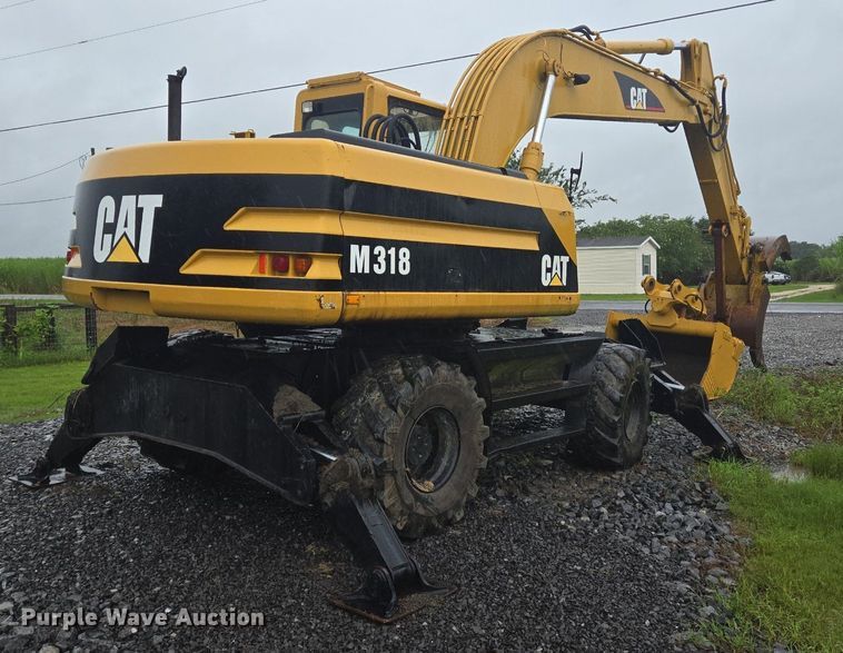 image for item DT5259 1996 Caterpillar M318 wheeled excavator