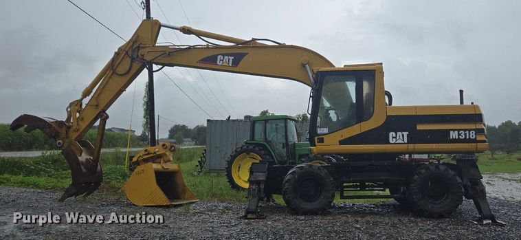 image for item DT5259 1996 Caterpillar M318 wheeled excavator