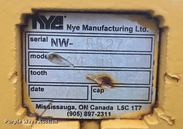 image for item DT5259 1996 Caterpillar M318 wheeled excavator