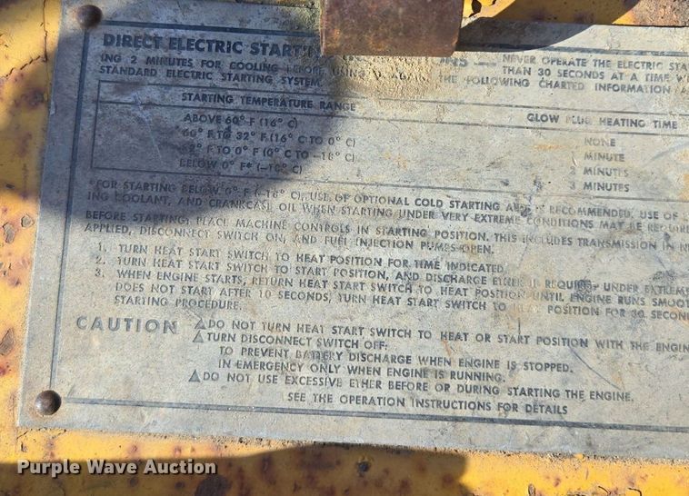 image for item DT7761 1968 Caterpillar 922B wheel loader