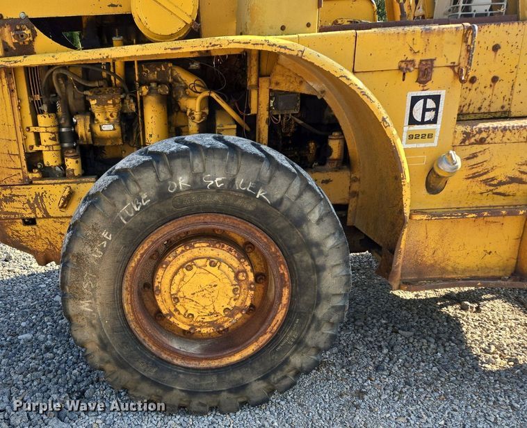 image for item DT7761 1968 Caterpillar 922B wheel loader