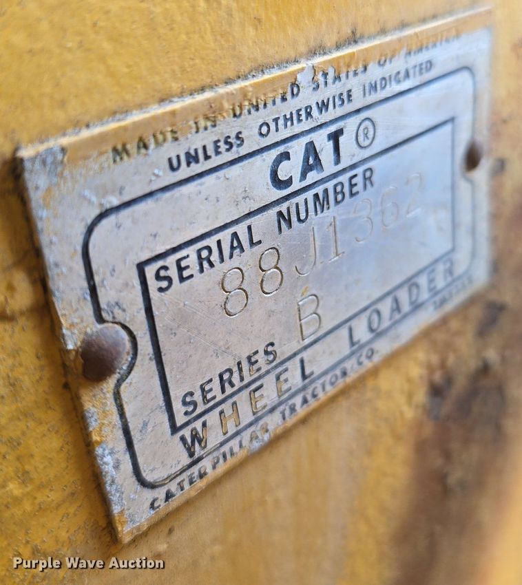 image for item DT7761 1968 Caterpillar 922B wheel loader