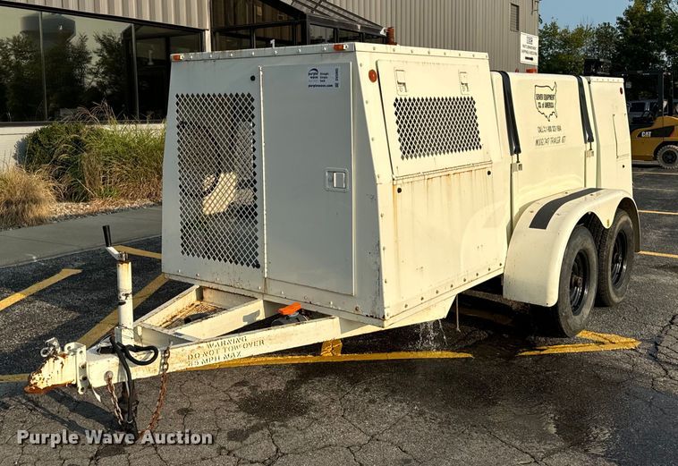 image for item DV5905 1996 Sewer Equipment of America  747 sewer jetter trailer 