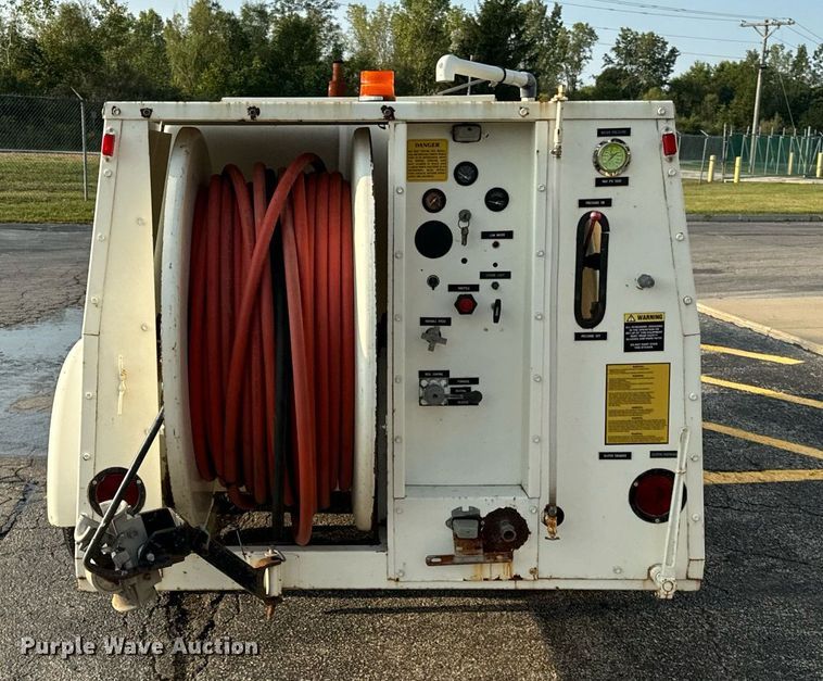 image for item DV5905 1996 Sewer Equipment of America  747 sewer jetter trailer 