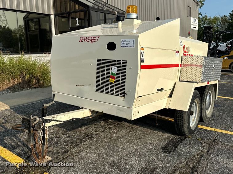 image for item DV5906 1999 John Bean  Sewerjet 600D sewer jetter trailer 