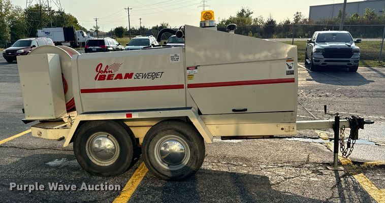 image for item DV5906 1999 John Bean  Sewerjet 600D sewer jetter trailer 