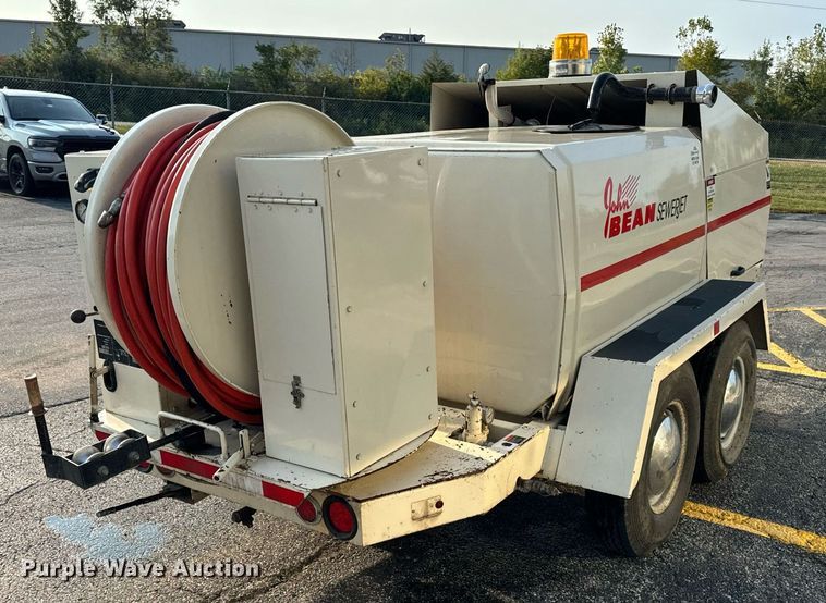 image for item DV5906 1999 John Bean  Sewerjet 600D sewer jetter trailer 
