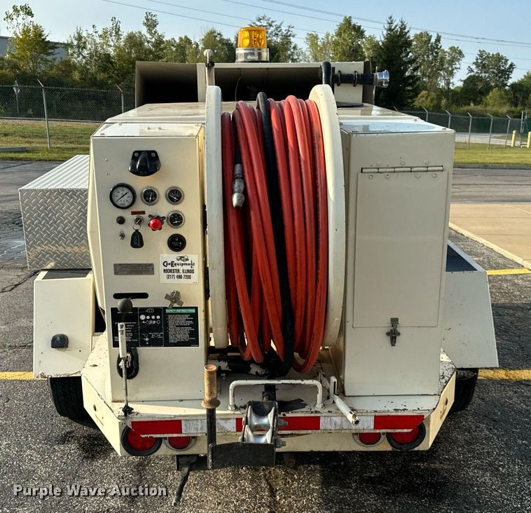 image for item DV5906 1999 John Bean  Sewerjet 600D sewer jetter trailer 