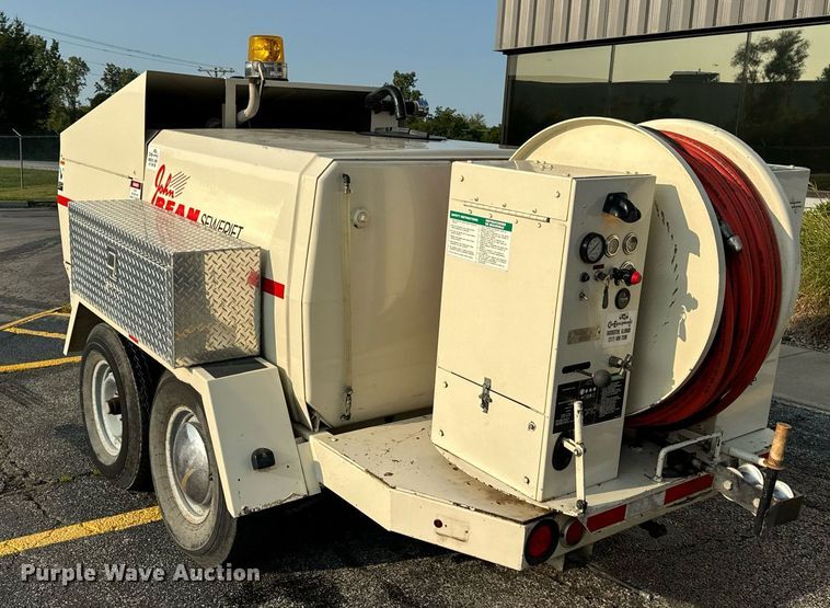 image for item DV5906 1999 John Bean  Sewerjet 600D sewer jetter trailer 