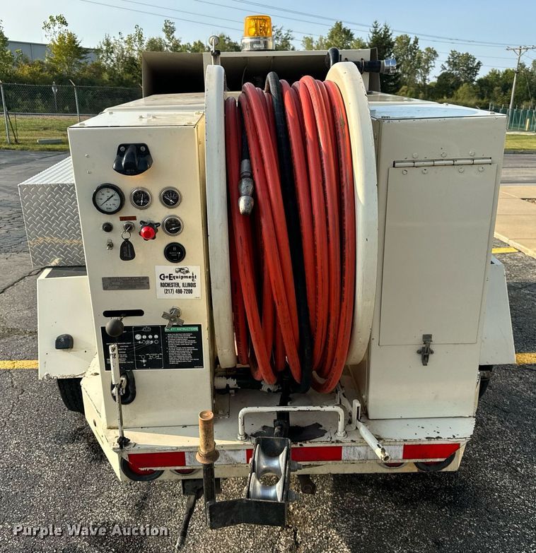 image for item DV5906 1999 John Bean  Sewerjet 600D sewer jetter trailer 