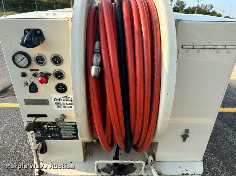 image for item DV5906 1999 John Bean  Sewerjet 600D sewer jetter trailer 