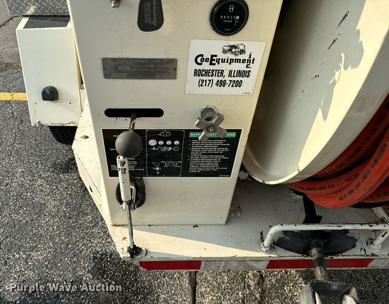 image for item DV5906 1999 John Bean  Sewerjet 600D sewer jetter trailer 
