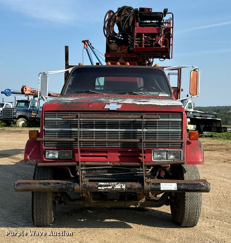 image for item DX1148 1985 Chevrolet Kodiak  digger derrick truck