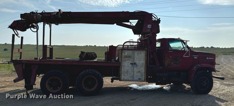 image for item DX1148 1985 Chevrolet Kodiak  digger derrick truck