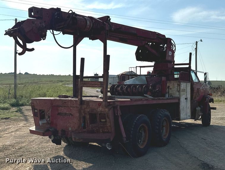 image for item DX1148 1985 Chevrolet Kodiak  digger derrick truck