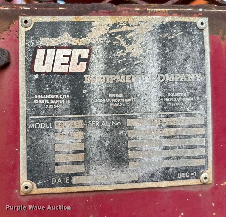 image for item DX1148 1985 Chevrolet Kodiak  digger derrick truck