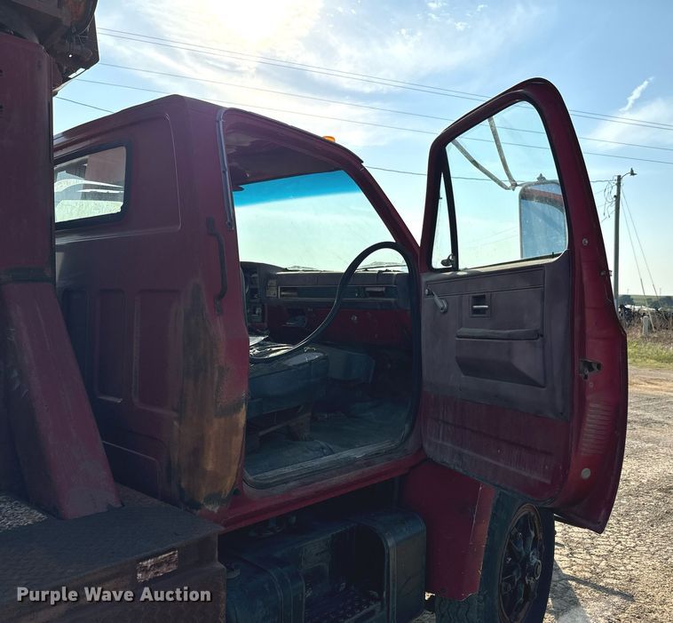 image for item DX1148 1985 Chevrolet Kodiak  digger derrick truck