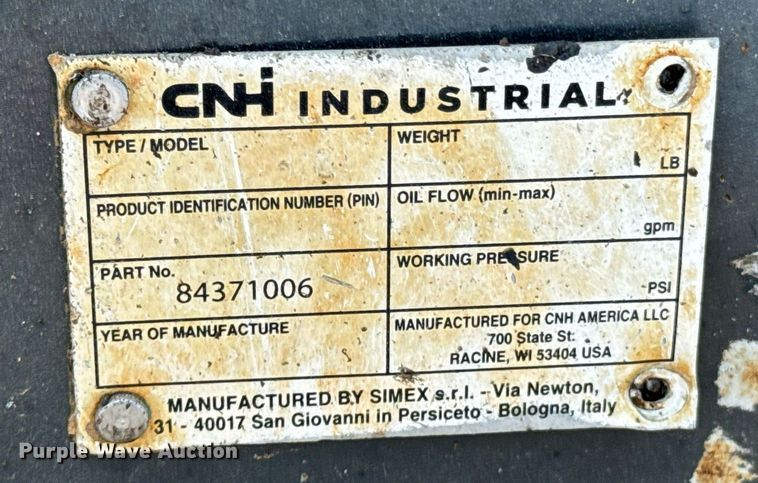 image for item DX1176 2015 Case 580 Super N backhoe