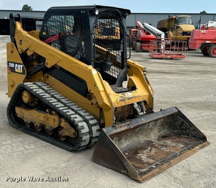 image for item DX1187 2016 Caterpillar 259D tracked skid steer loader