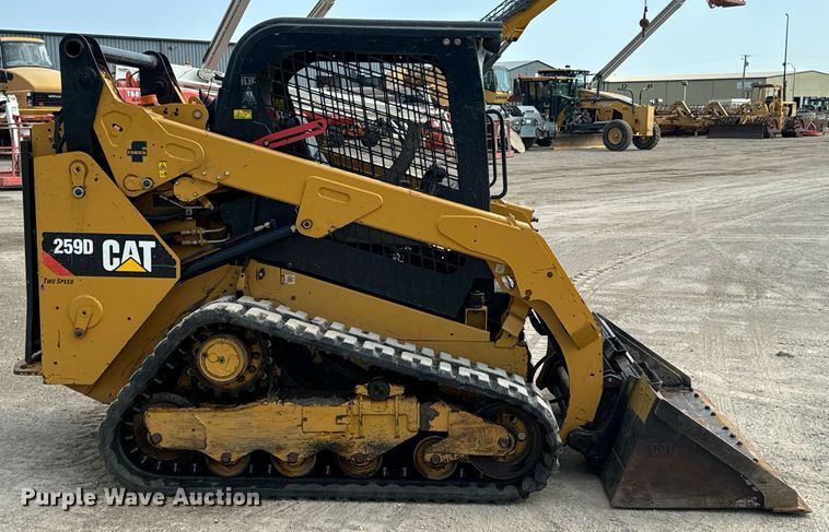 image for item DX1187 2016 Caterpillar 259D tracked skid steer loader
