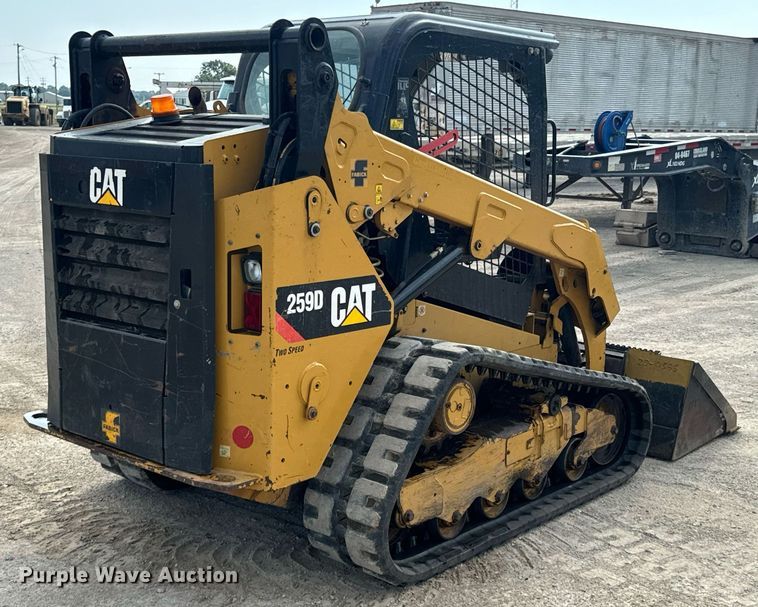 image for item DX1187 2016 Caterpillar 259D tracked skid steer loader