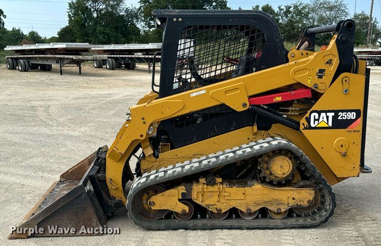 image for item DX1187 2016 Caterpillar 259D tracked skid steer loader