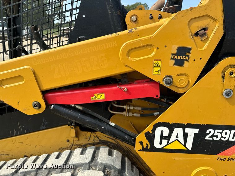 image for item DX1187 2016 Caterpillar 259D tracked skid steer loader