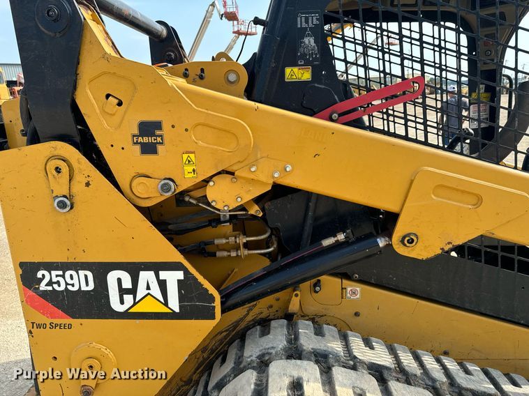image for item DX1187 2016 Caterpillar 259D tracked skid steer loader