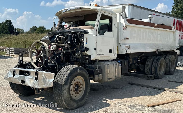 image for item DX1188 2017 Mack GU713 dump truck