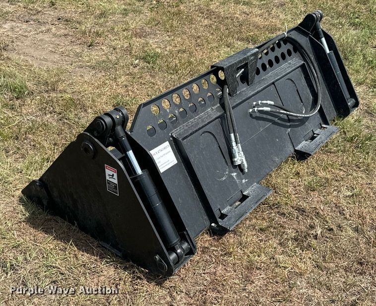 image for item DX1198 JCT Attachments four-in-one skid steer bucket