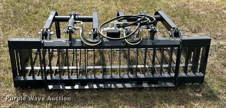 image for item DX1199 JCT Attachments skid steer grapple bucket